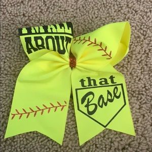 Softball Hair Bow